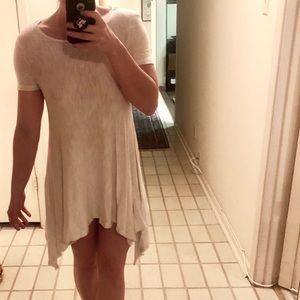 Fairy-like asymmetrical T shirt dress